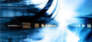 科技之光 蓝色背景图片