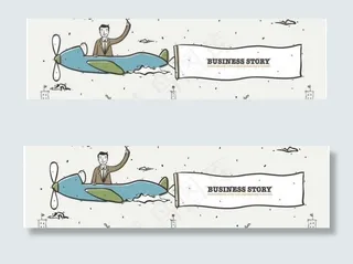 商业故事 飞机图片