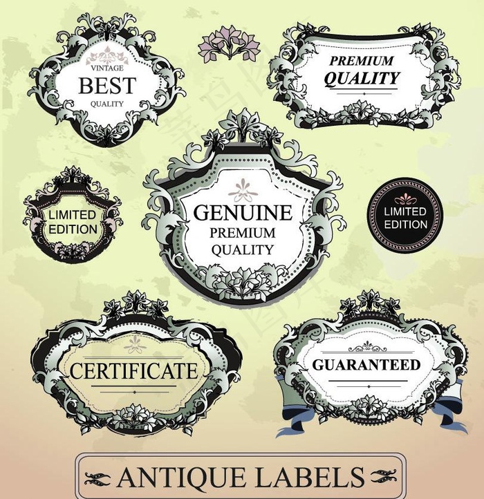 欧式古典花纹图片