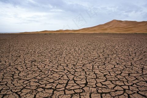 干旱的大地自然景色高清图片