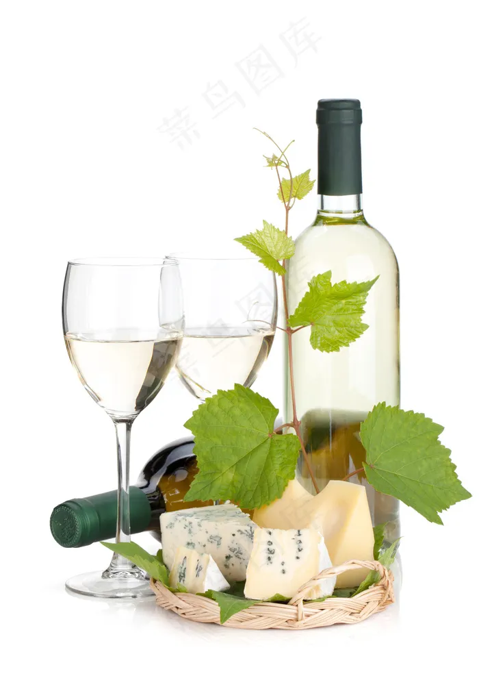 美味葡萄酒与葡萄