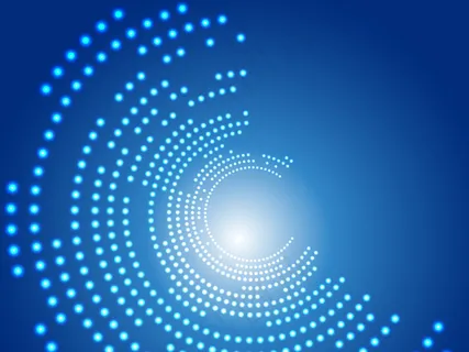 2017蓝色科技感光点背景底图矢量...