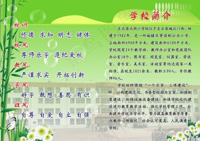 学校简介(4961X3508(DPI:300))psd模版下载