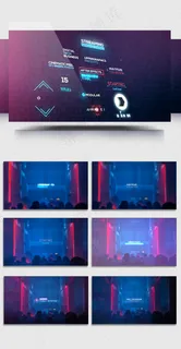 欧美时尚商务杂志动态AE视频模板C...