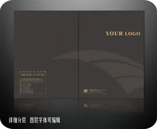 烫金暗花企业画册