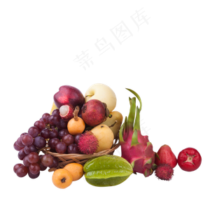 一堆新鲜美味的水果一堆新鲜美味的水果