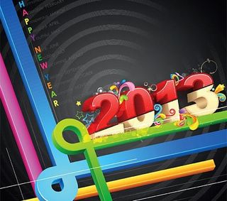 精美圣诞与新年背景矢量