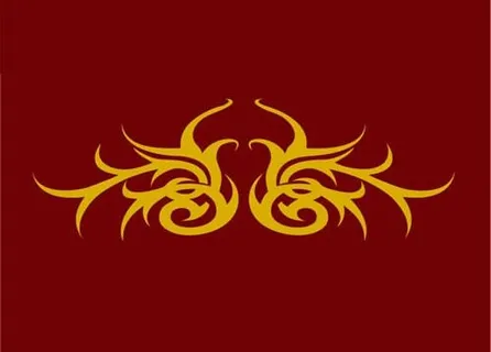 精美矢量动物花纹图案40