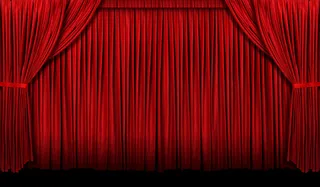 红色幕布高清背景图片素材