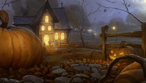 万圣节 南瓜灯 南瓜图片