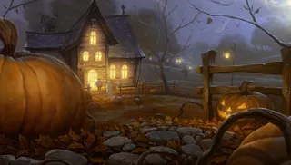 万圣节 南瓜灯 南瓜图片