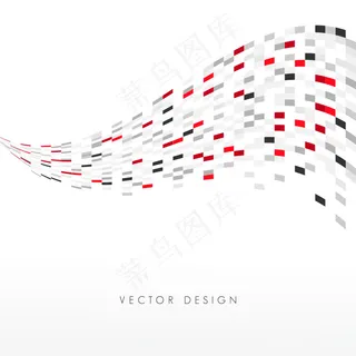 红色方框商业背景