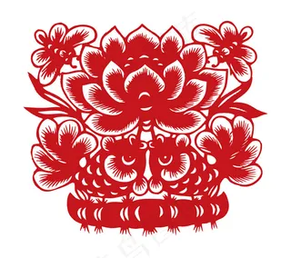 传统剪纸矢量素材