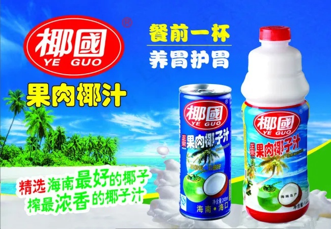 椰国椰子汁图片cdr矢量模版下载