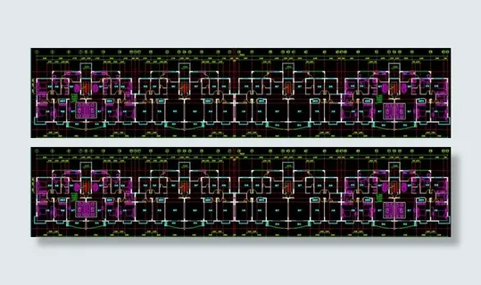 4栋住宅楼2 5层平面