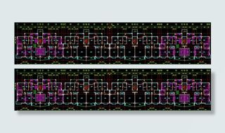 4栋住宅楼2 5层平面