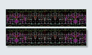 4栋住宅楼2 5层平面
