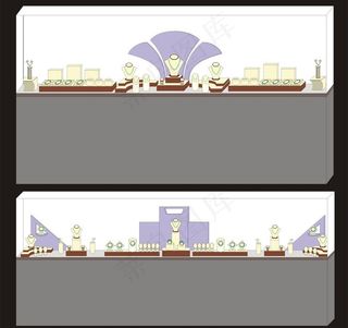 珠宝橱窗展示图片