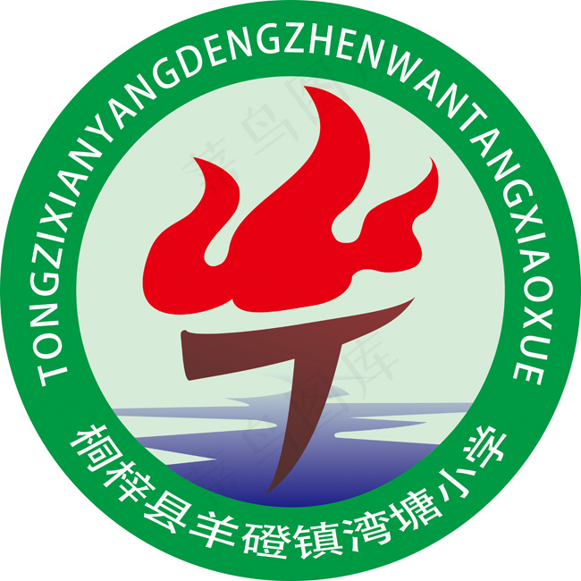 小学LOGOcdr矢量模版下载
