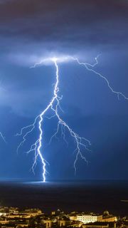 闪电高清摄影图片