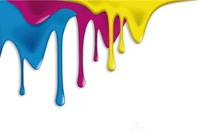 喷溅油漆人物设计矢量素材-3