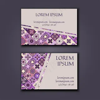 紫色花纹抵金券图片