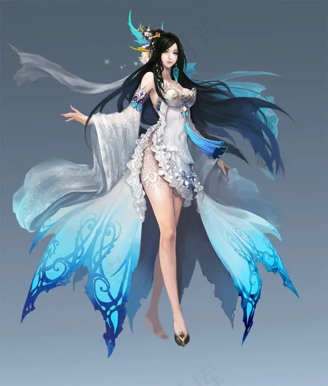 游戏人物素材(3073X3619(DPI:300))psd模版下载