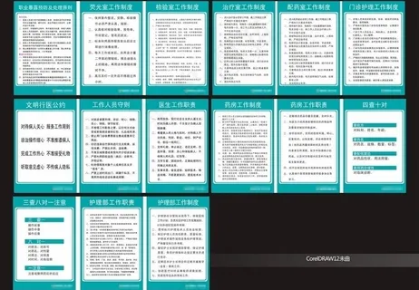 各科室制度图片