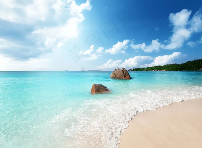 热带海滩图片