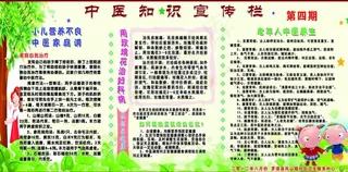 中医知识宣传栏图片