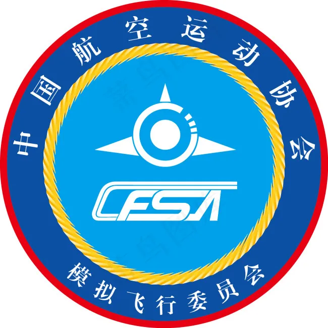 航空协会logo设计ai矢量模版下载