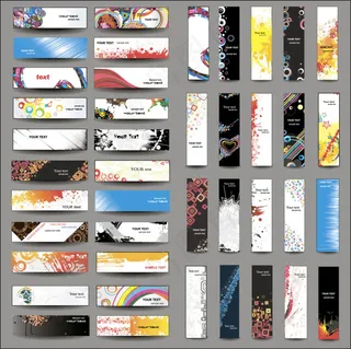 精美的横幅设计元素素材