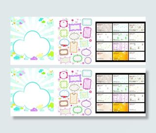 卡通边框花边高清cdr矢量素材