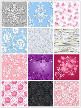 唯美花卉背景素材