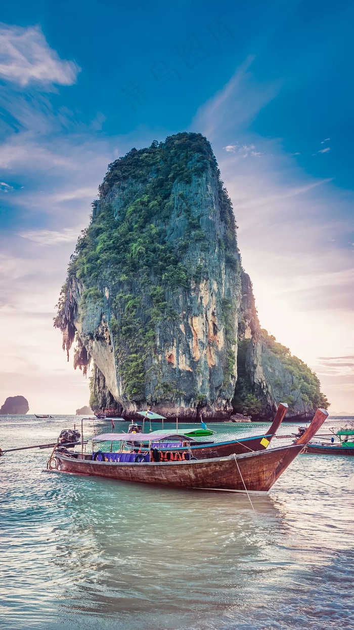 海上的船只高清摄影图片
