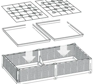 箱子 线条图 绘图图片