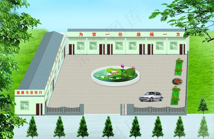 效果图图片(3508X2480(DPI:300))psd模版下载