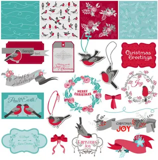 圣诞节卡通背景设计