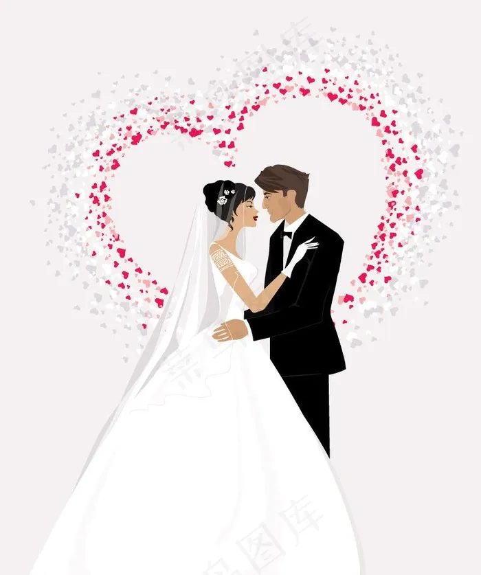 夫妻eps,ai矢量模版下载