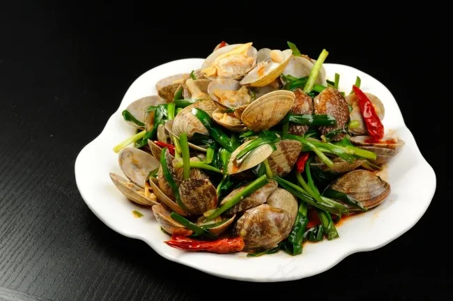 爆炒花蛤