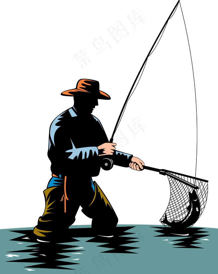 飞杆 卷轴的渔夫