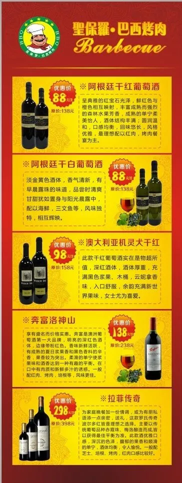 巴西烤肉图片cdr矢量模版下载