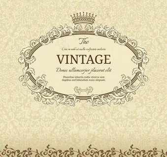 欧式古典花纹图片