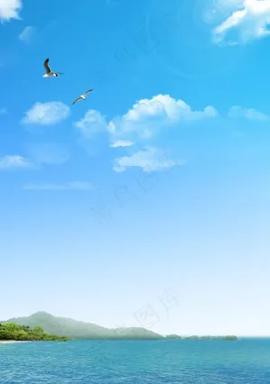 蓝天白云图片