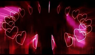 爱心光效背景视频素材图片
