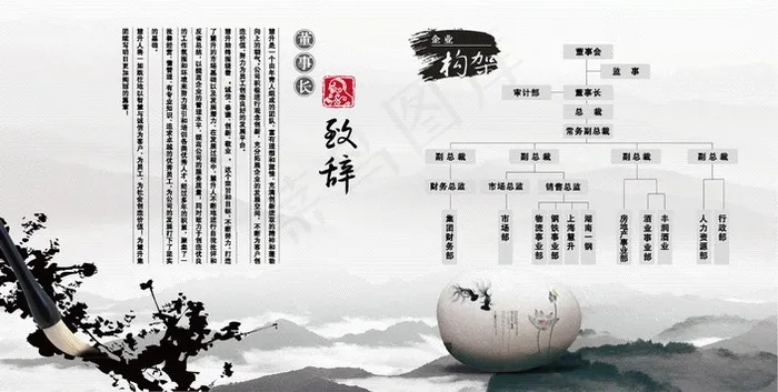 企业构架钢贸公司画册矢量素材(1435X726)eps,ai矢量模版下载