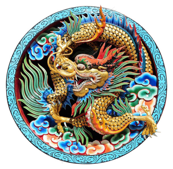 龙psd分层素材psd模版下载
