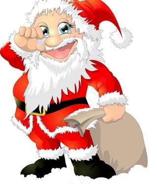 卡通圣诞老人图片