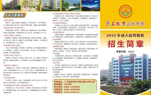 职业技术学院折页图片