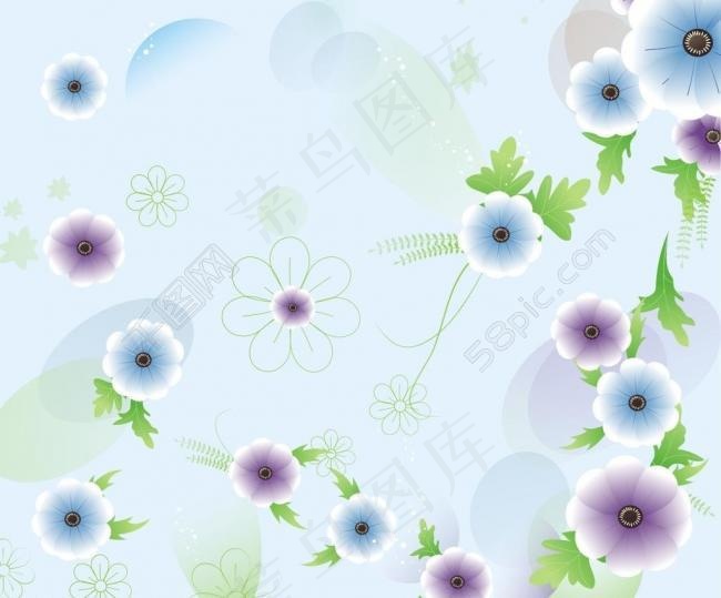 春天图片cdr矢量模版下载